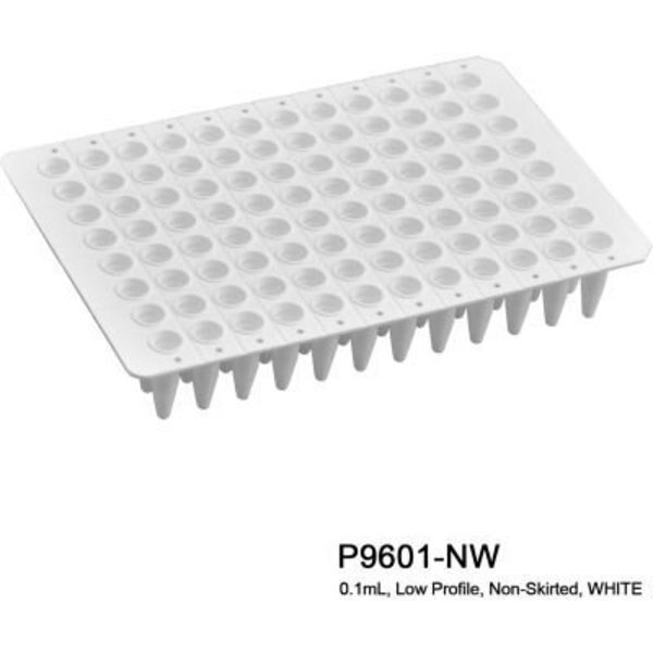 MTC Bio PureAmp PCR Plate For 0.1 ml Tube, 96 Place, Non Skirted, White, 50 Pack, Mtc Bio, Mfr#: P9601-NW
